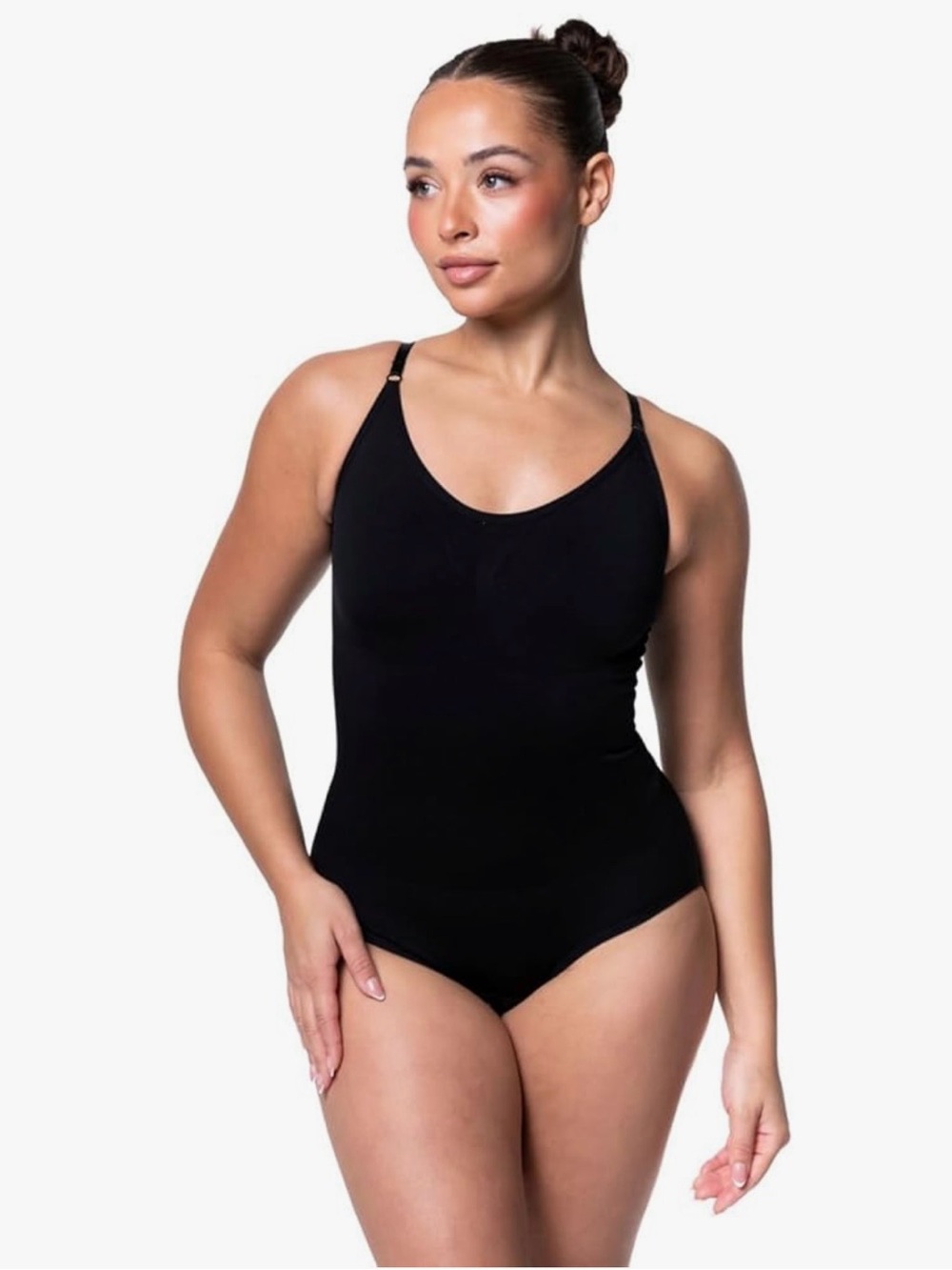 Black Seamless Shapewear Bodysuit